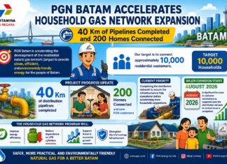 PGN Batam Speeds Up Natural Gas Infrastructure to Boost Household Connections Across the City